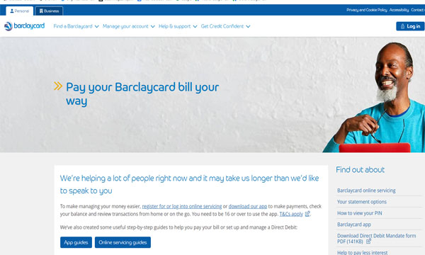 Barclay Pay Bill