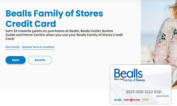Bealls Florida Credit card Sign in