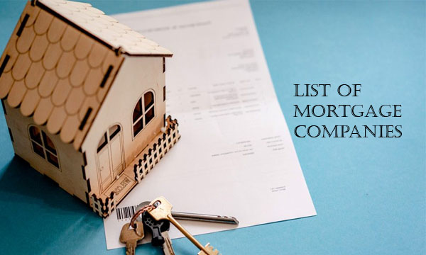 List of Mortgage Companies
