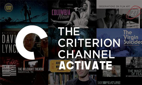 Criterion Channel Activate